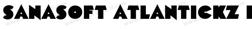 Sanasoft Atlantickz Regular字体转换